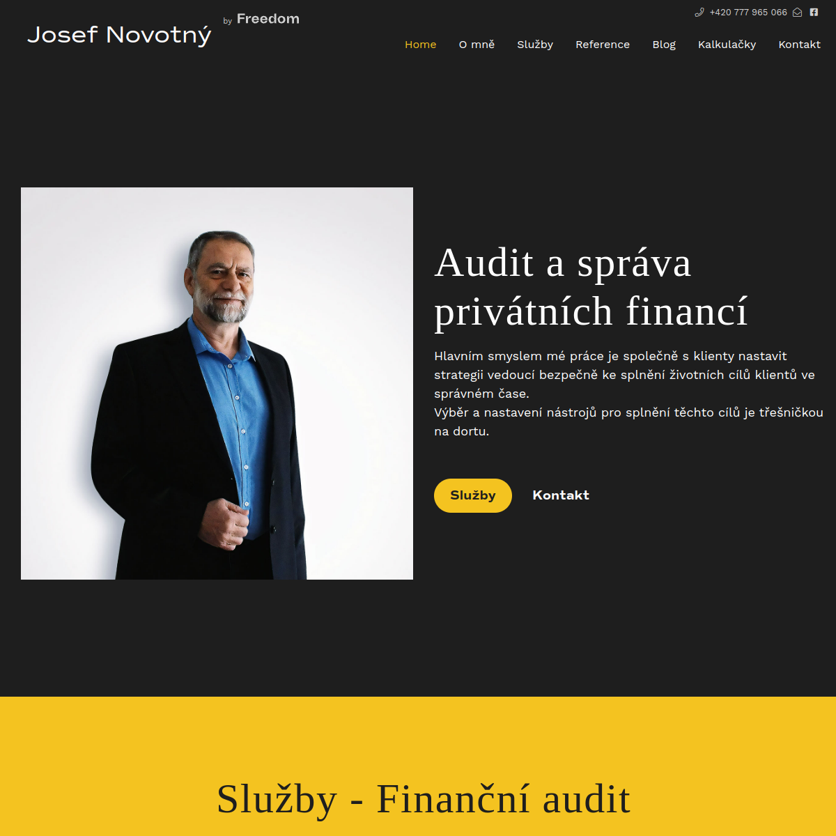 Josef Novotný website