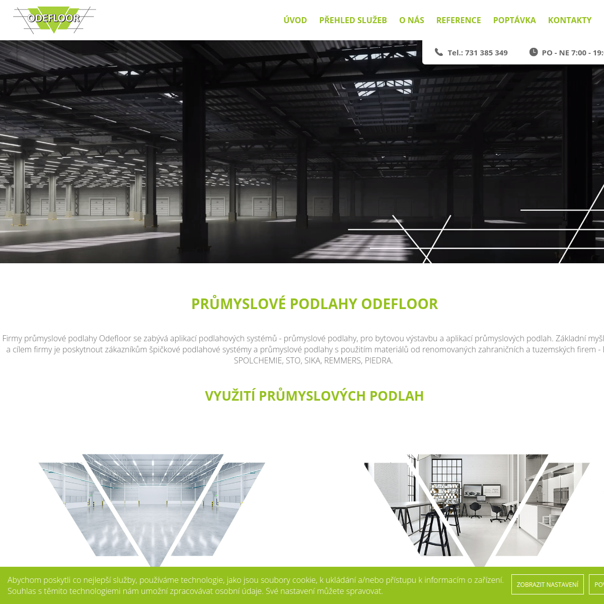 ODEFLOOR website