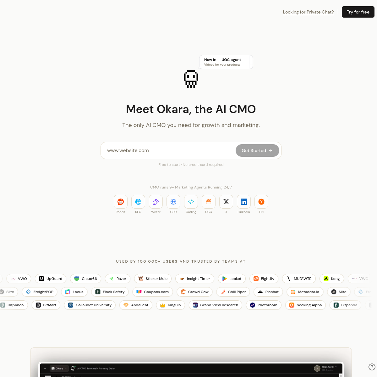 Okara screenshot 2