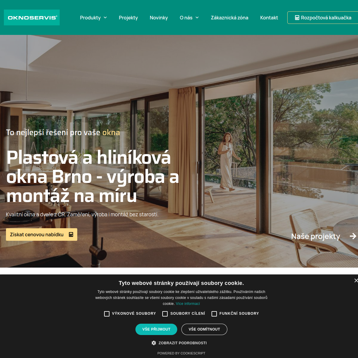OKNOSERVIS website