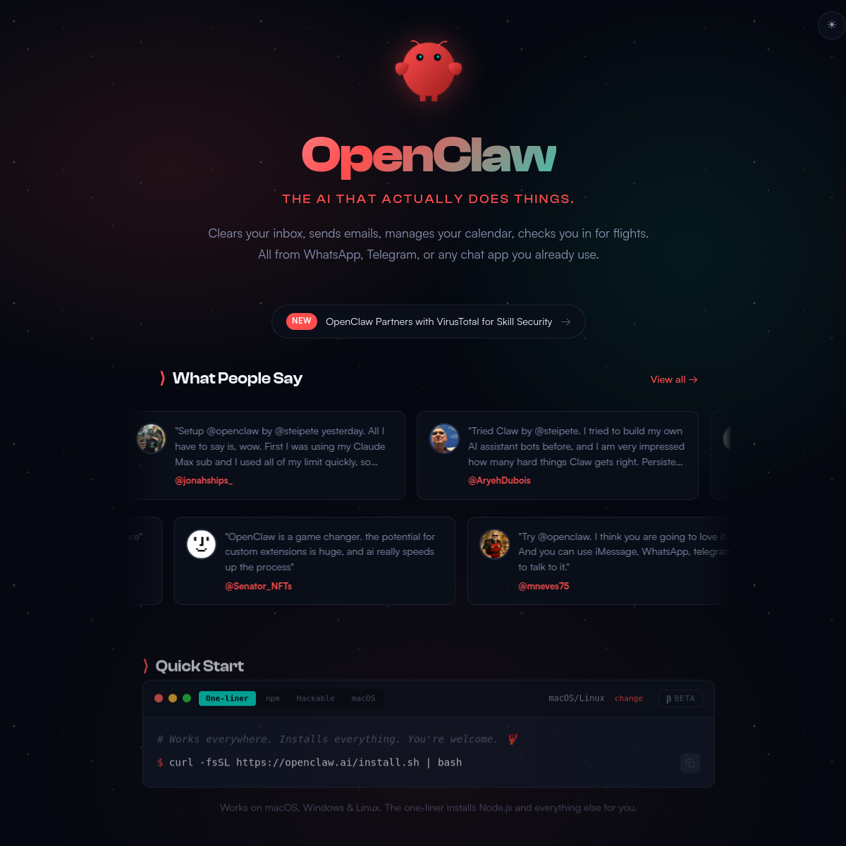 OpenClaw screenshot 2