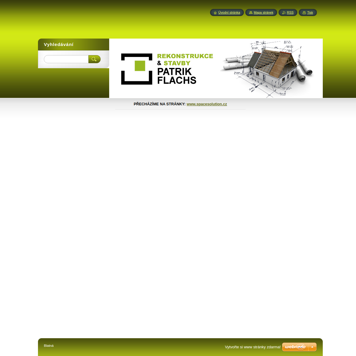 Rekonstrukce a Stavby - Patrik Flachs website