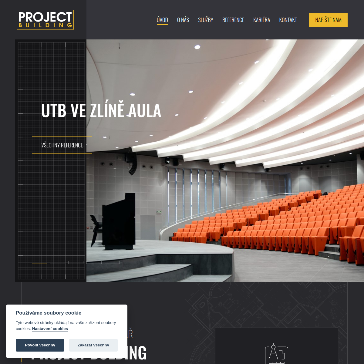 PROJECT building, s.r.o. website