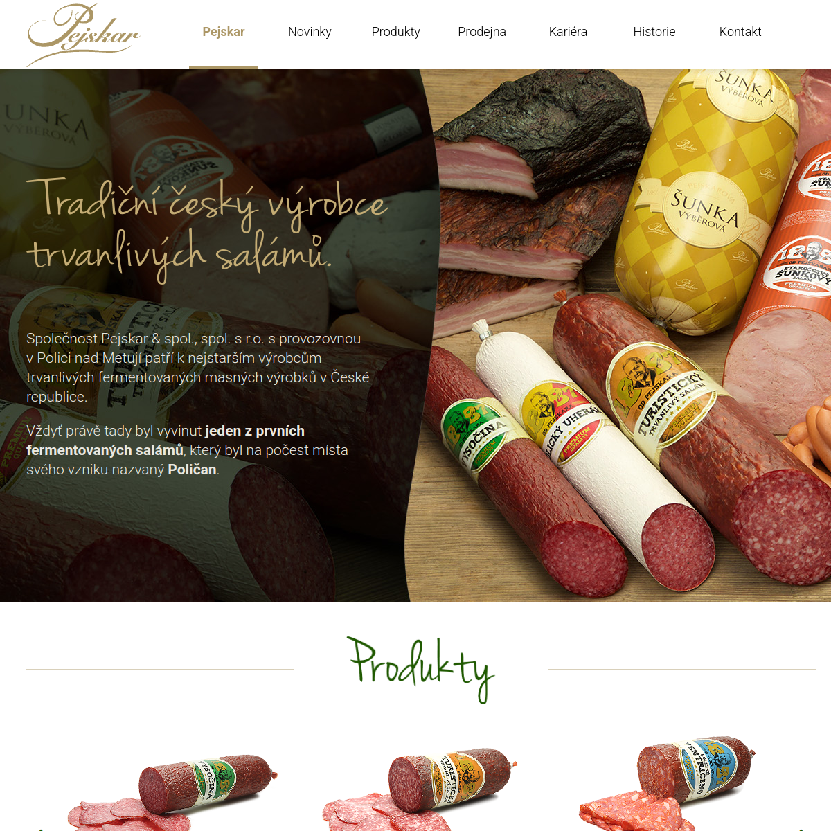 PEJSKAR & spol., spol. s r.o. website