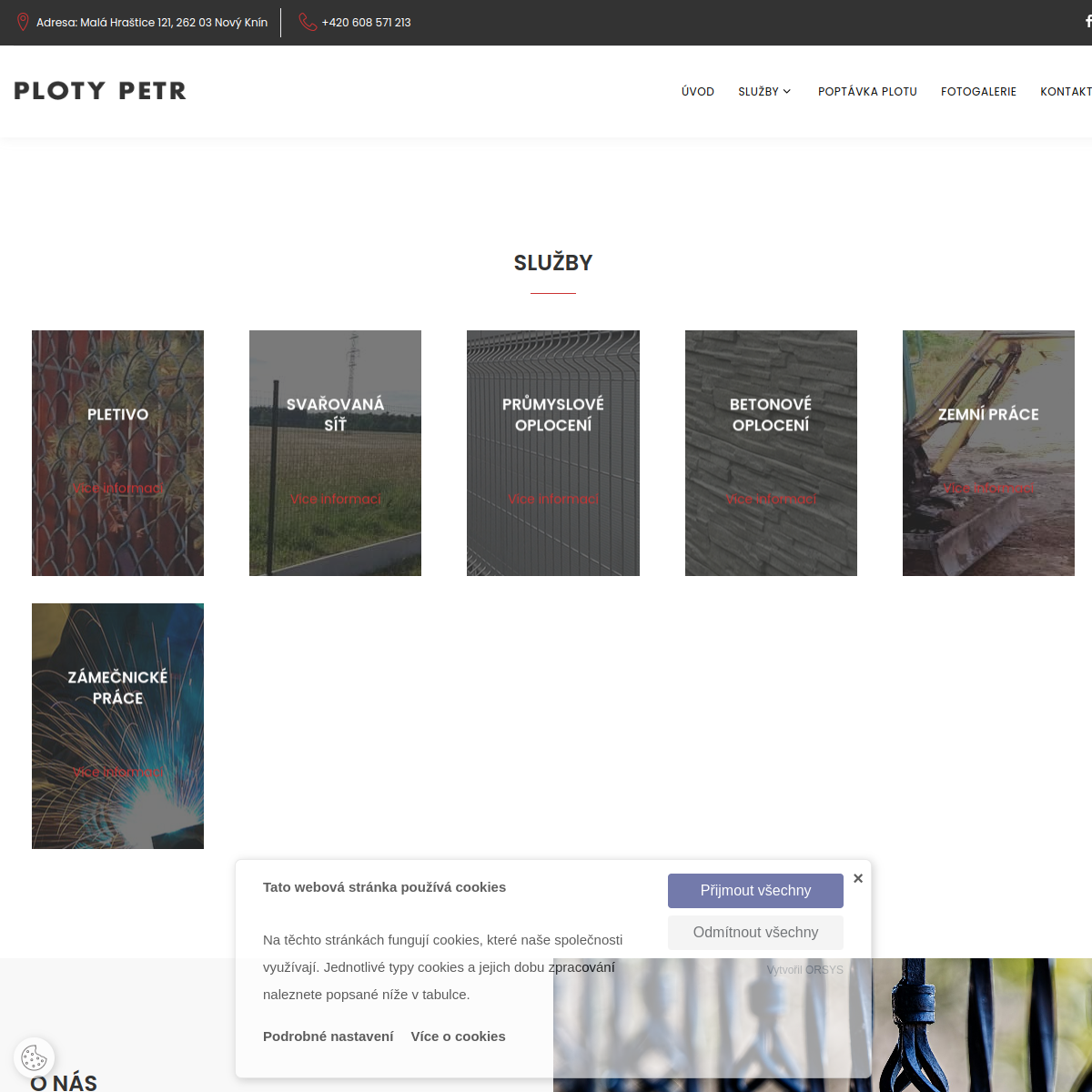 Ploty Petr Kraif website