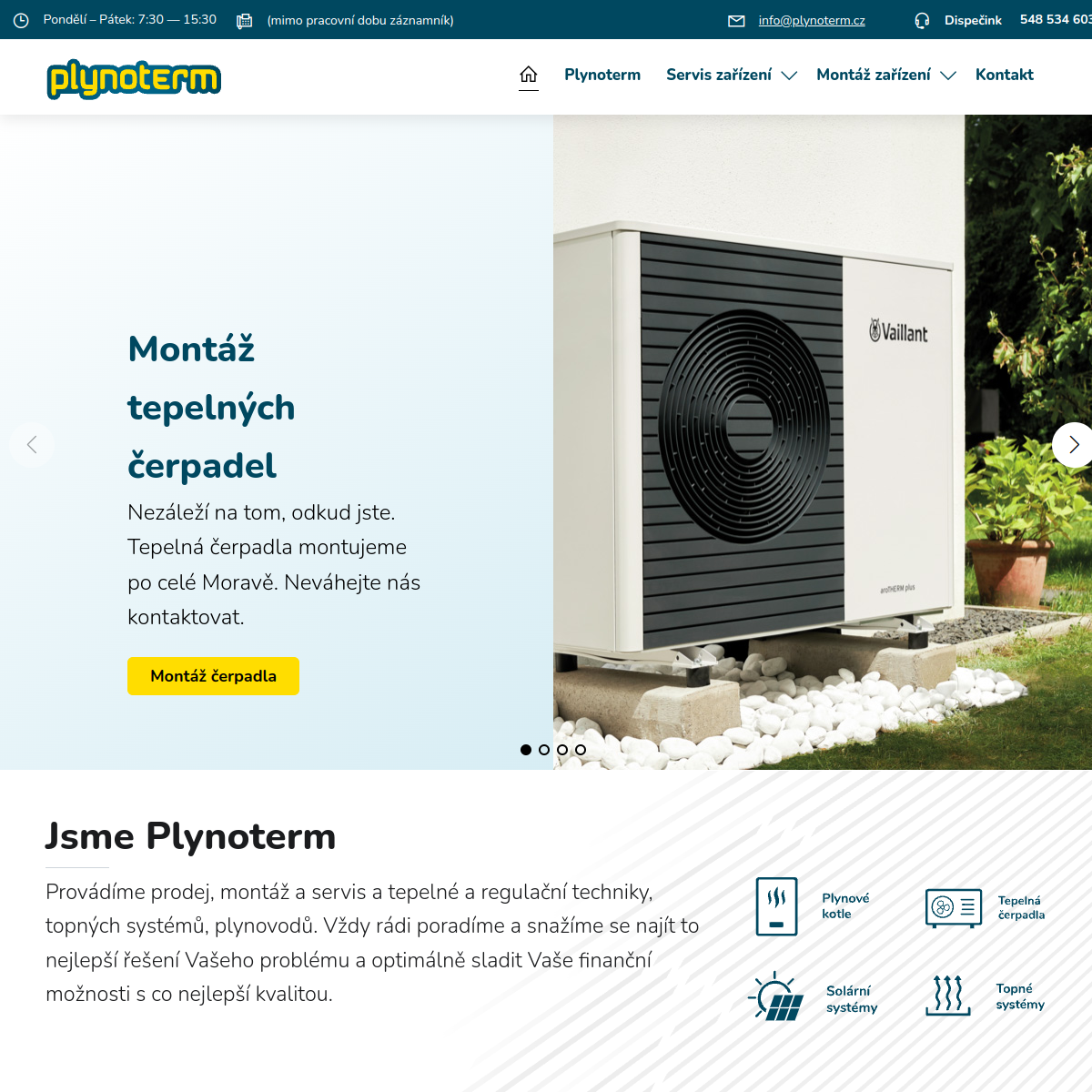 PLYNOTERM website