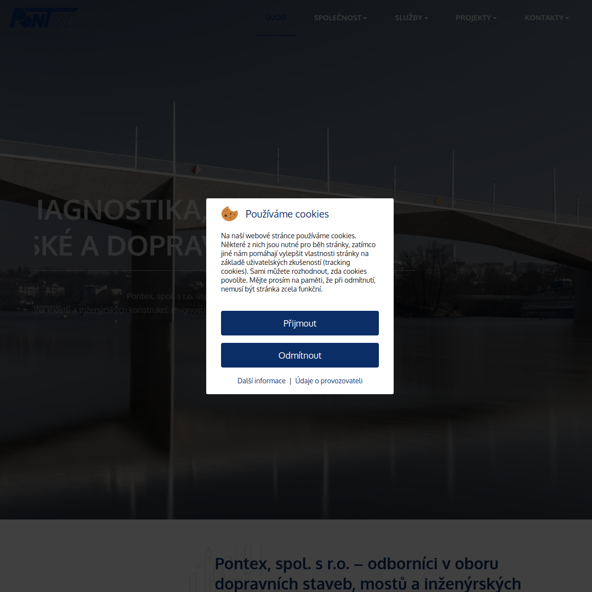 Pontex, spol. s r.o. website