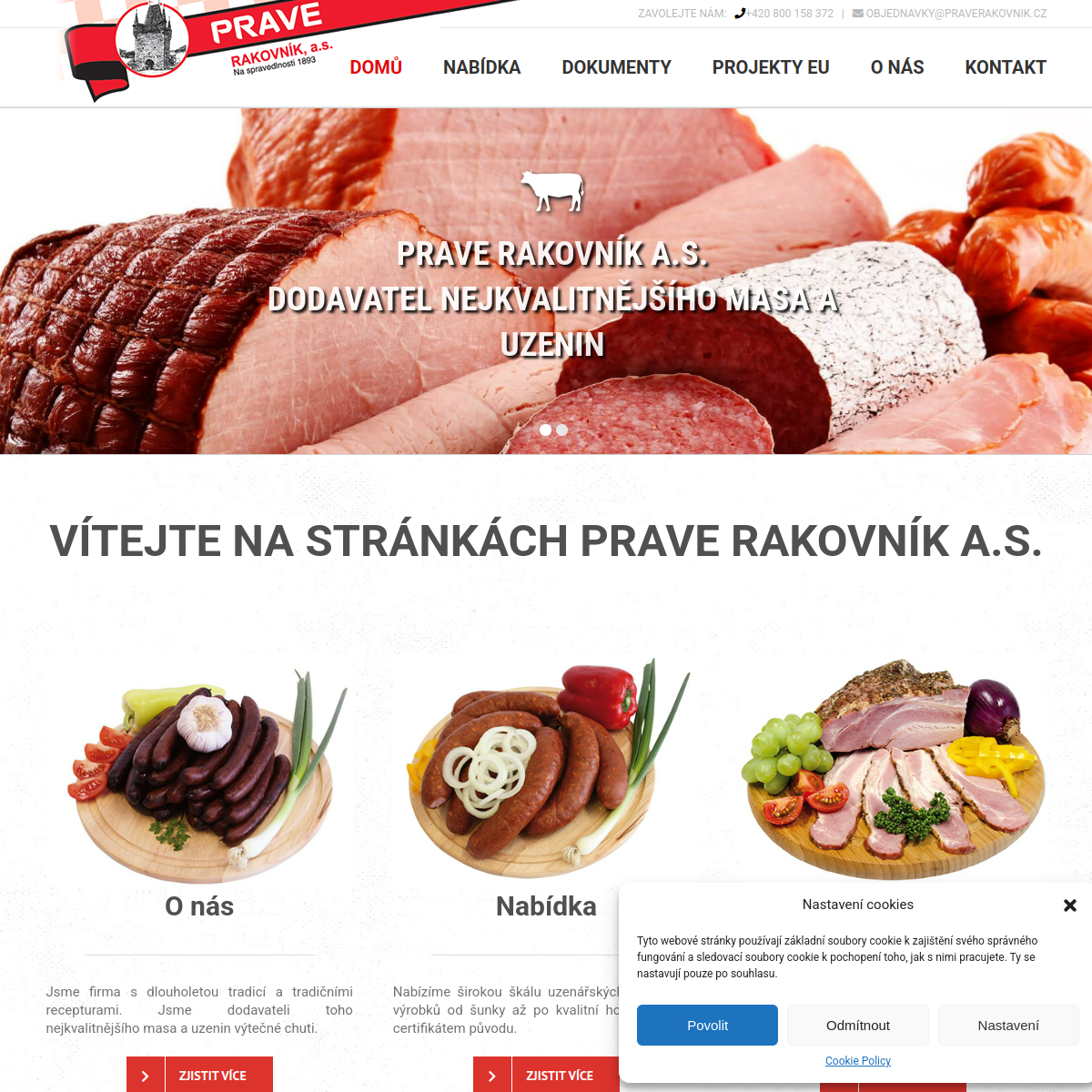 PRAVE Rakovník website