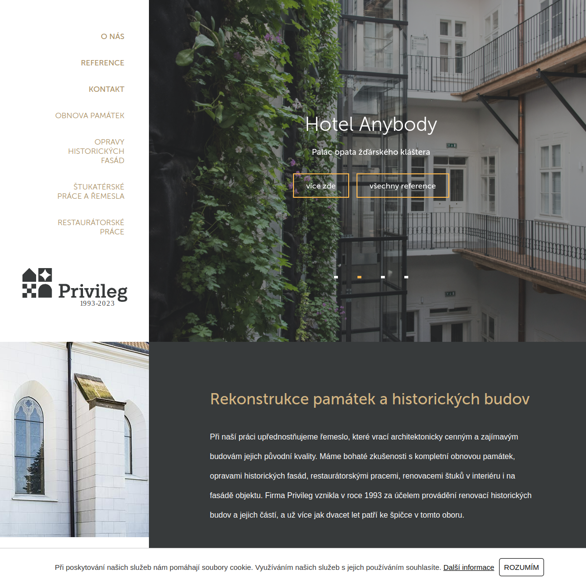 PRIVILEG, spol. s r.o. website