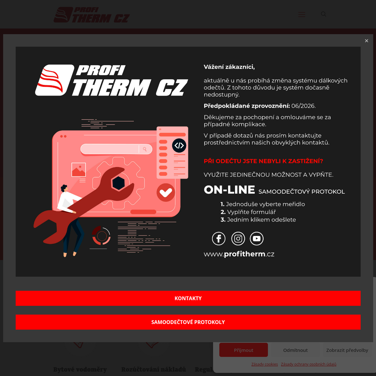 PROFITHERM CZ s.r.o. website