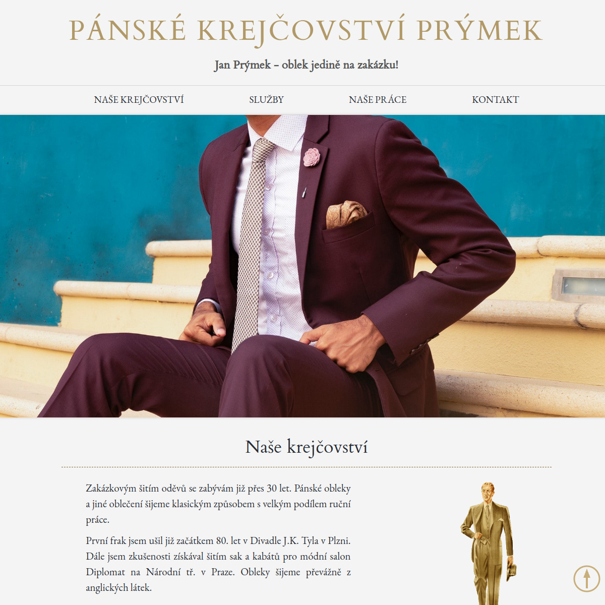 Krejčovství Prýmek website