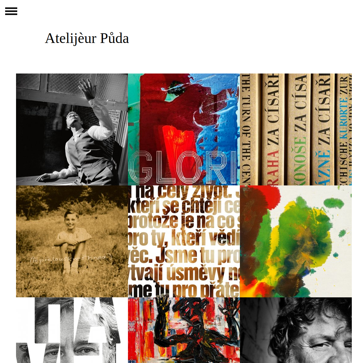 Atelijeur Půda website