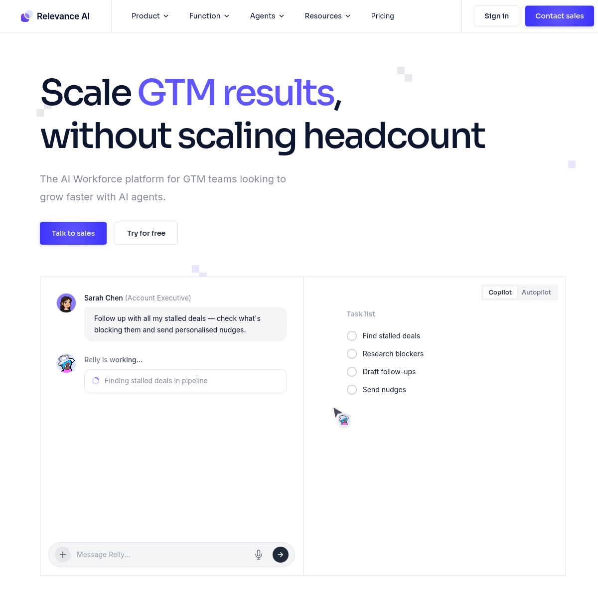 Relevance AI screenshot 2