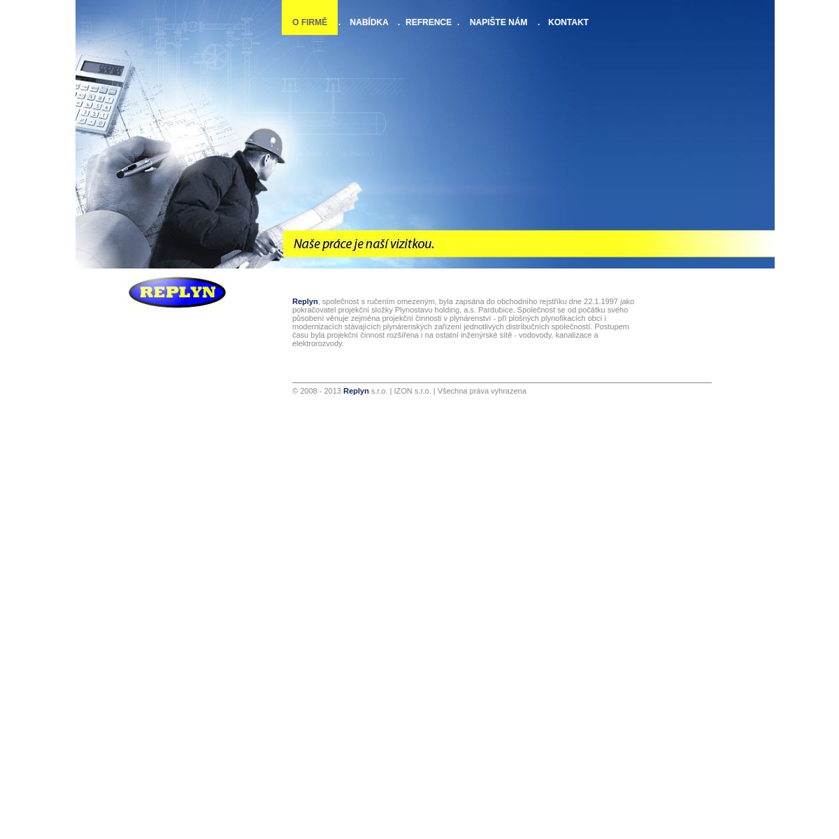 REPLYN, s.r.o. website