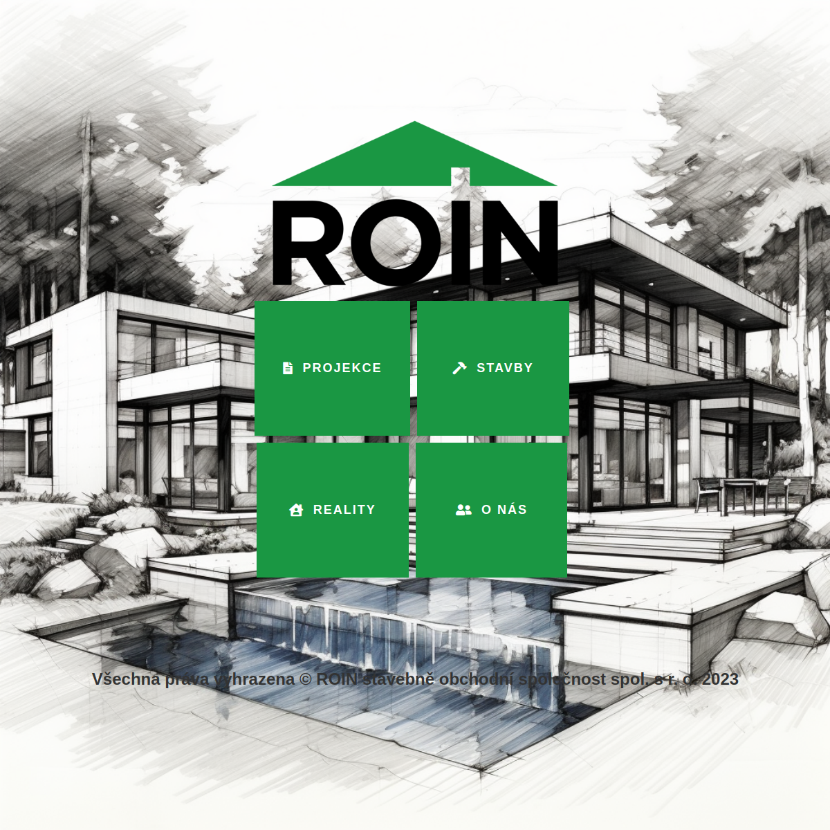 ROIN stavebně obchodní společnost spol. s r.o. website