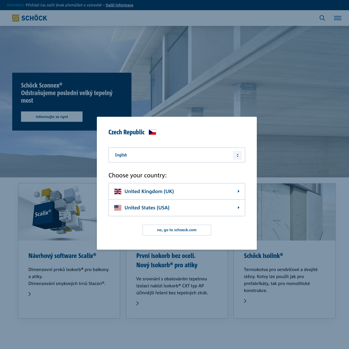 Schöck - Wittek, s.r.o. website