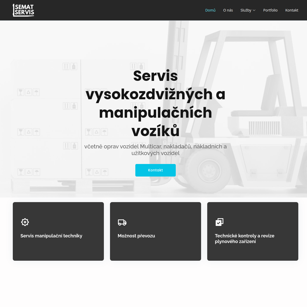 SEMAT SERVIS s.r.o. website