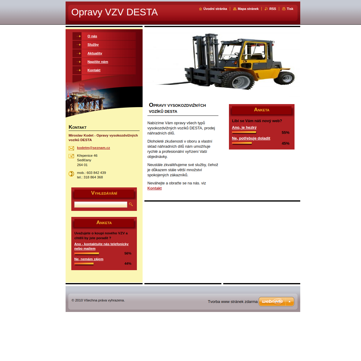 Miroslav Kodet website