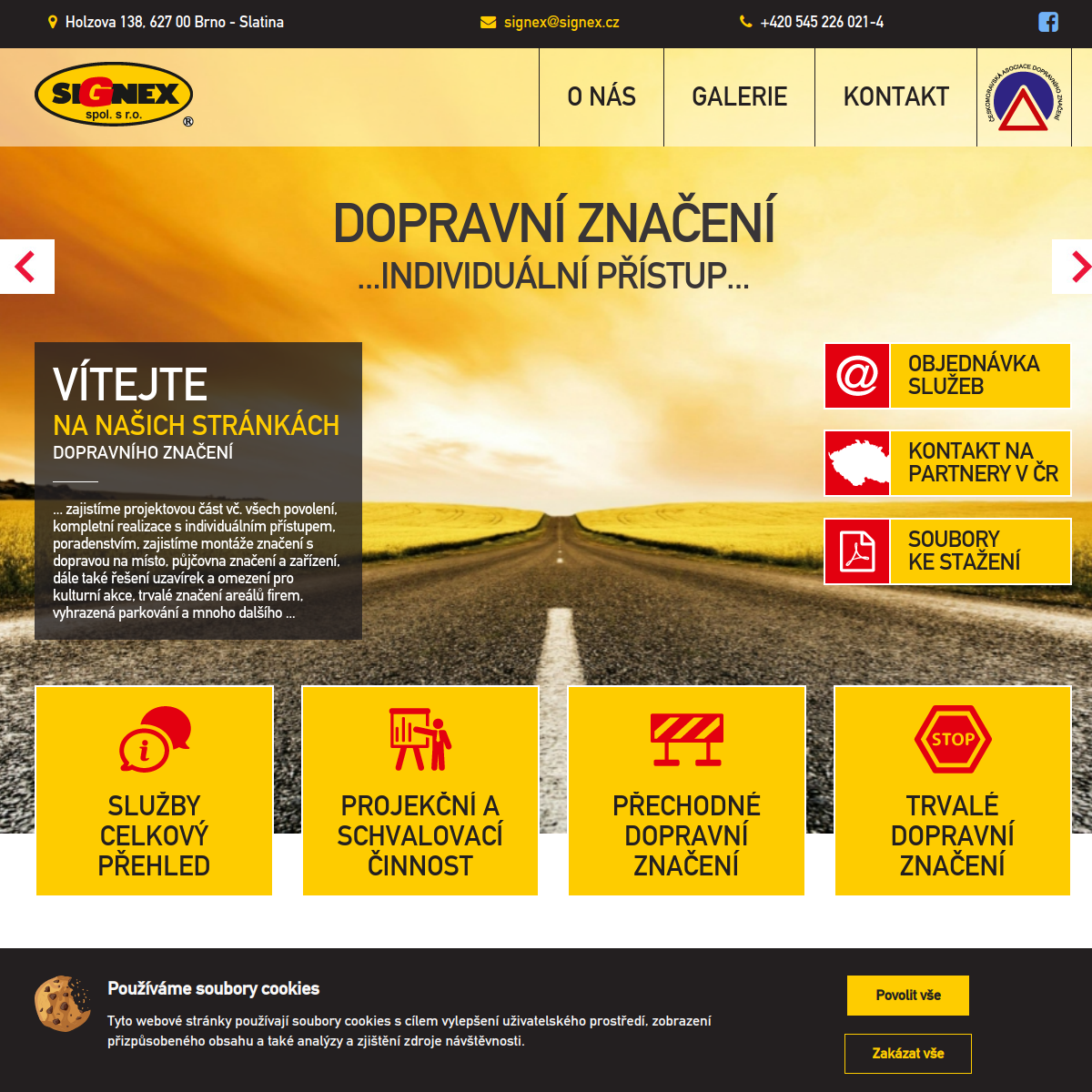 Signex, spol. s r.o. website