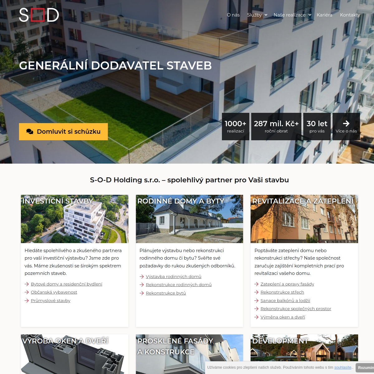 S-O-D Holding website