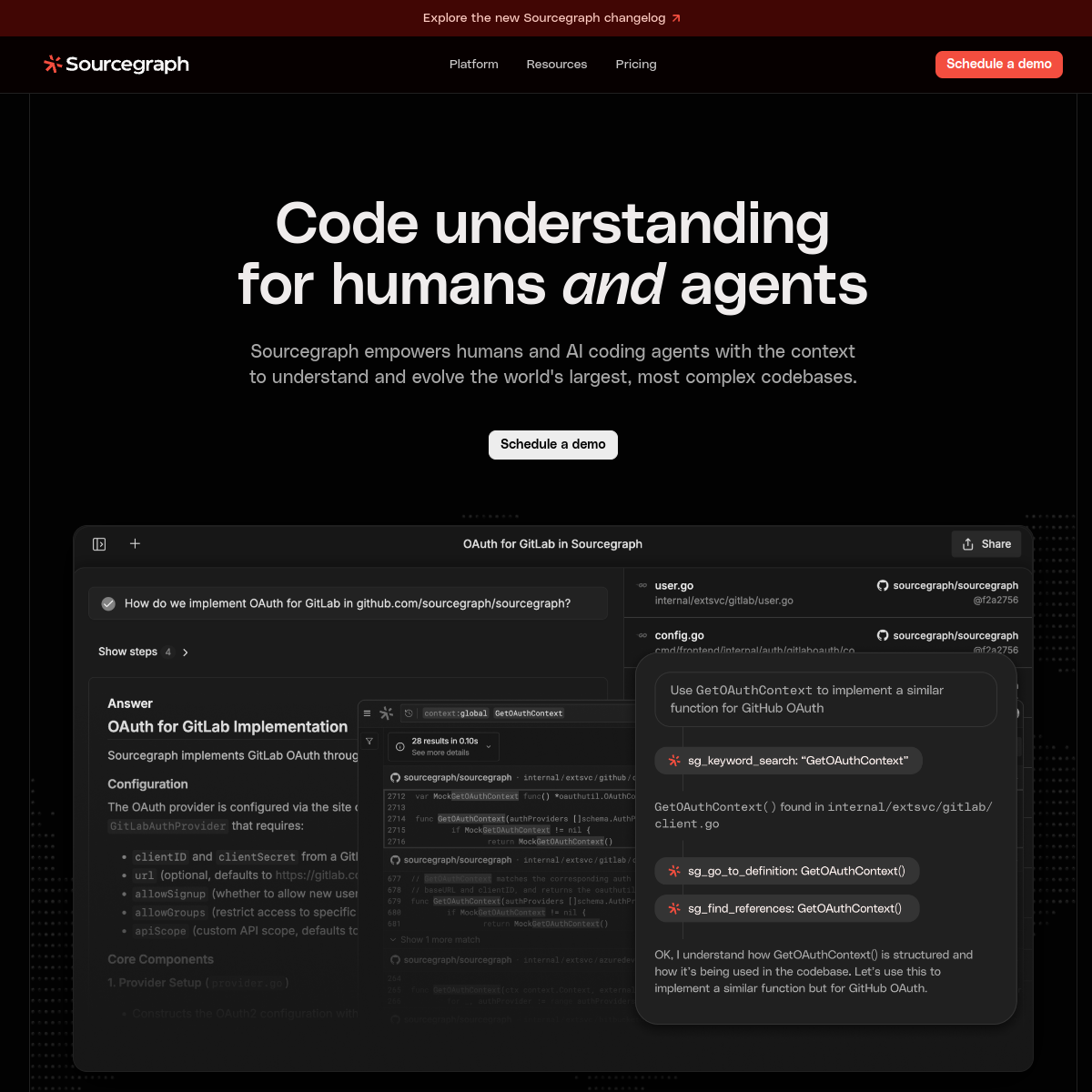 Sourcegraph screenshot 2