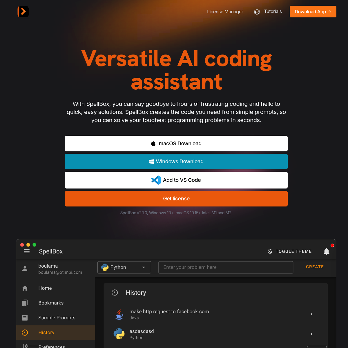 Spellbox screenshot 2