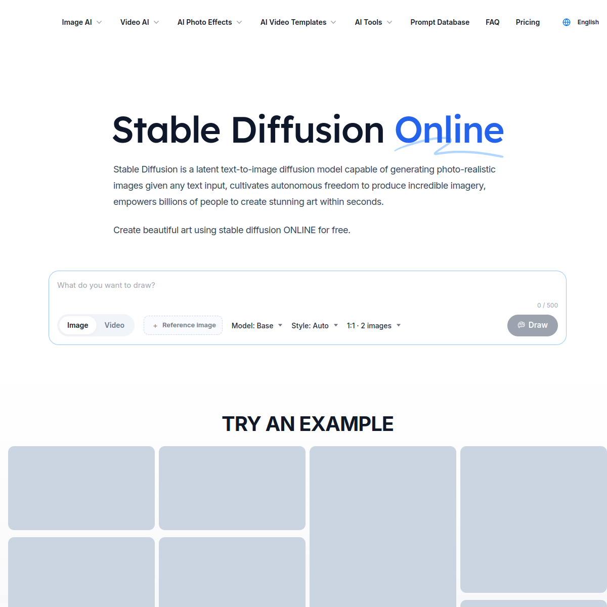 Stable Diffusion Web screenshot 1