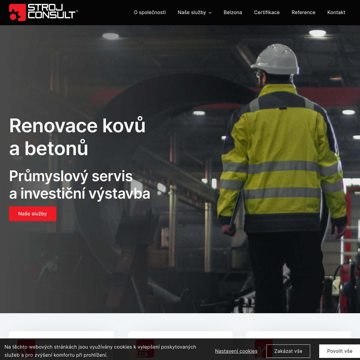 STROJCONSULT Litvínov, s.r.o. website
