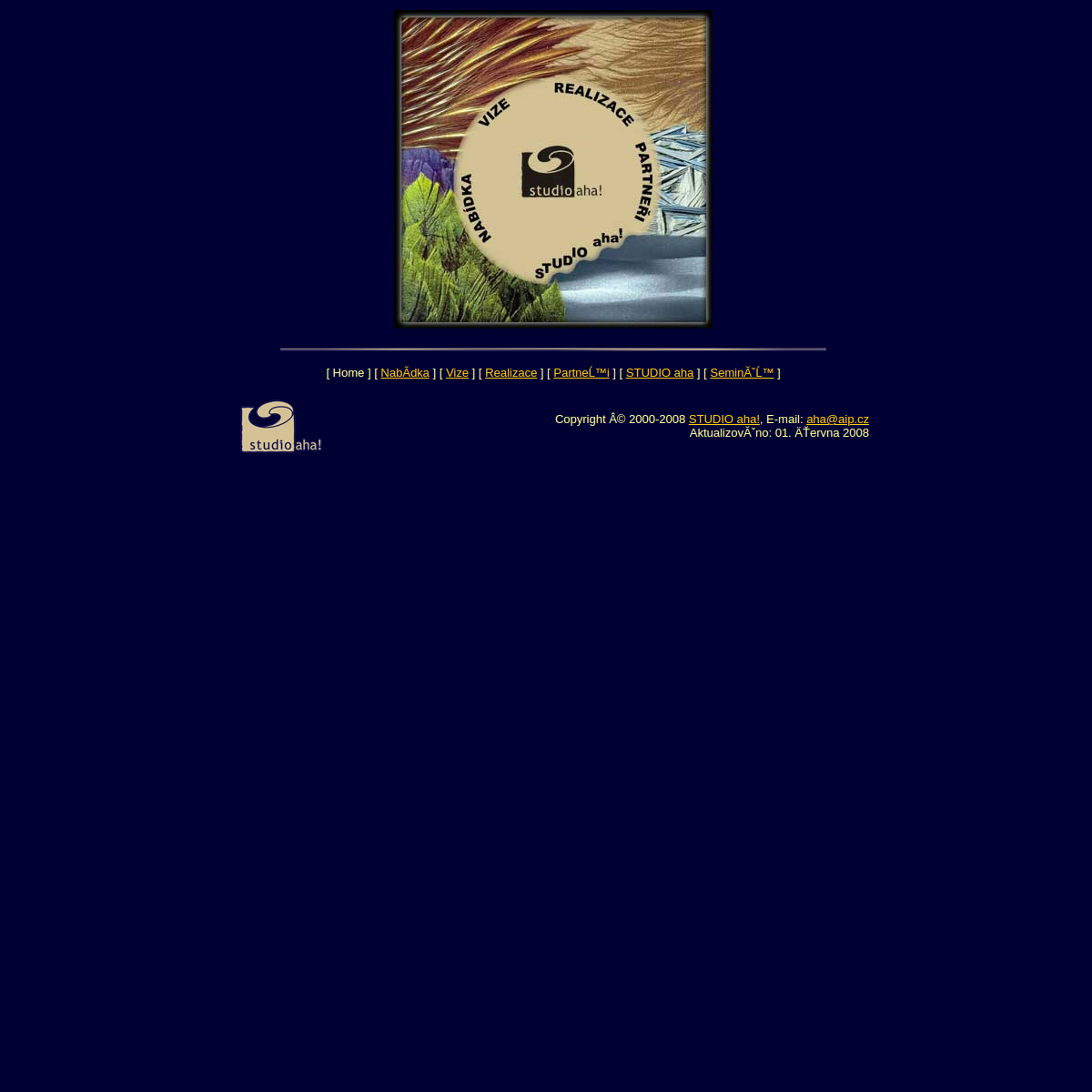 Jaroslava Karenová - STUDIO aha! website