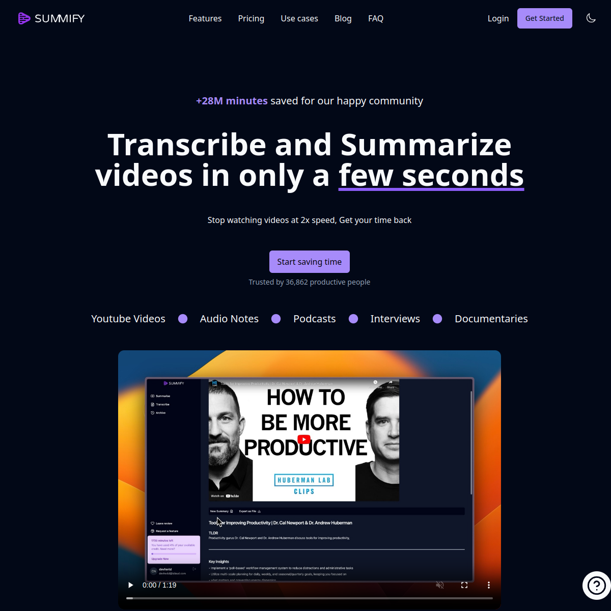 Summify screenshot 2