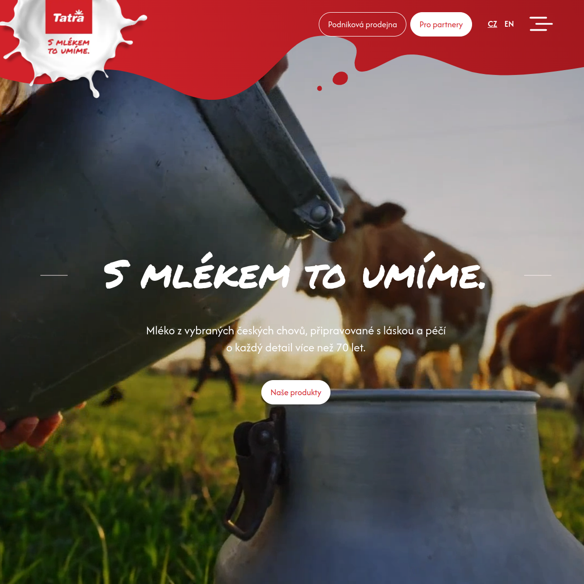 Mlékárna Hlinsko website