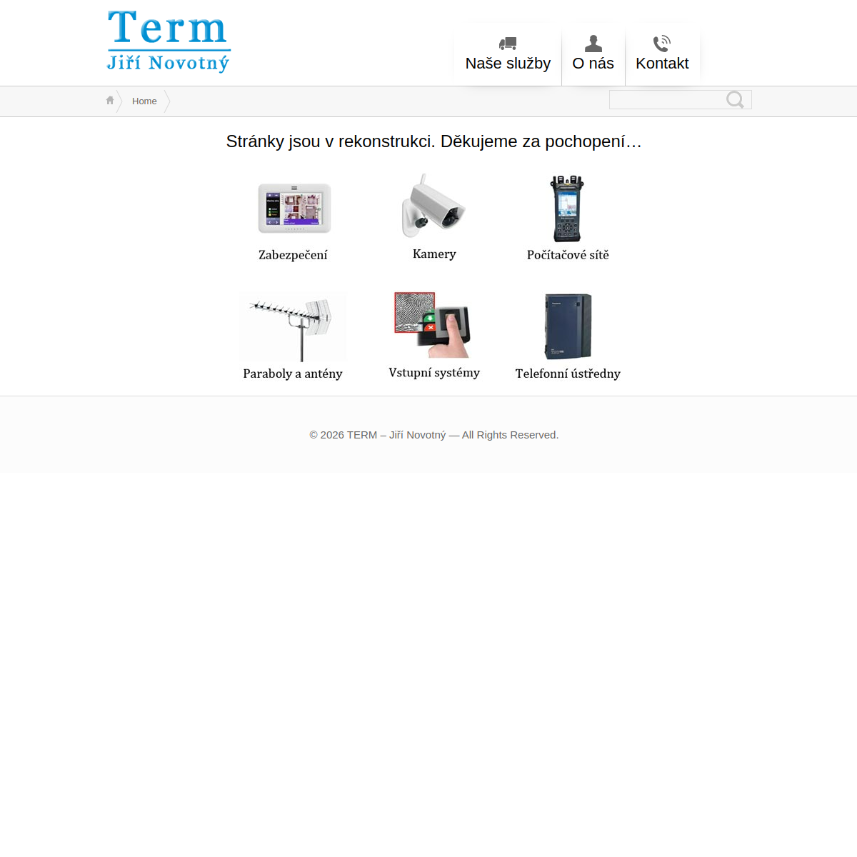 Jiří Novotný - Term website