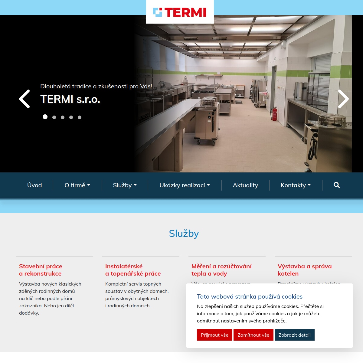 TERMI, s.r.o. website