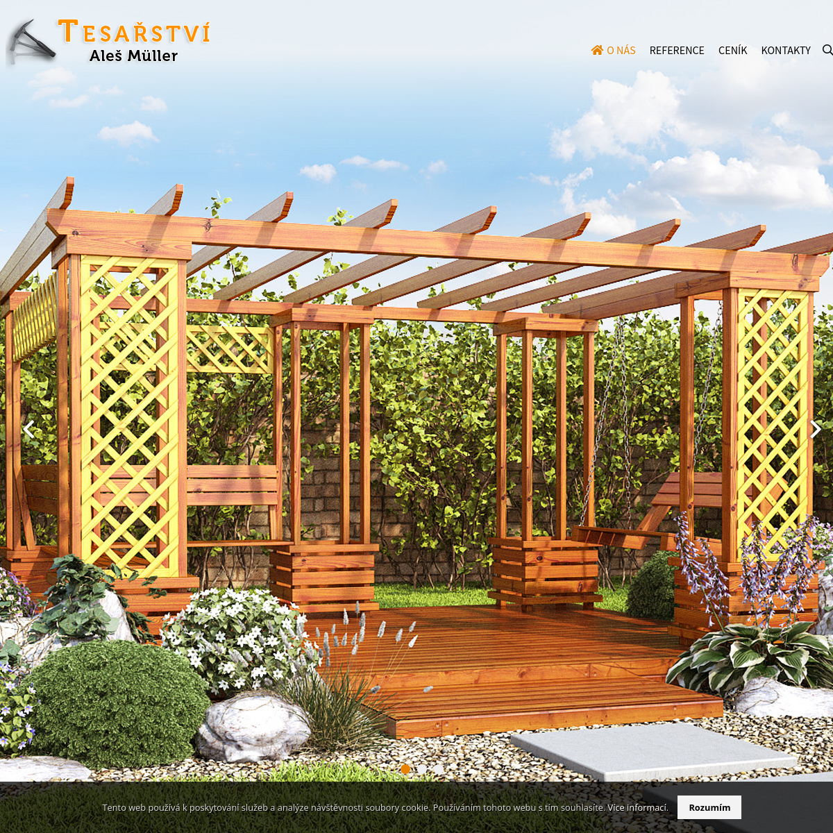 Tesařství Aleš Müller website