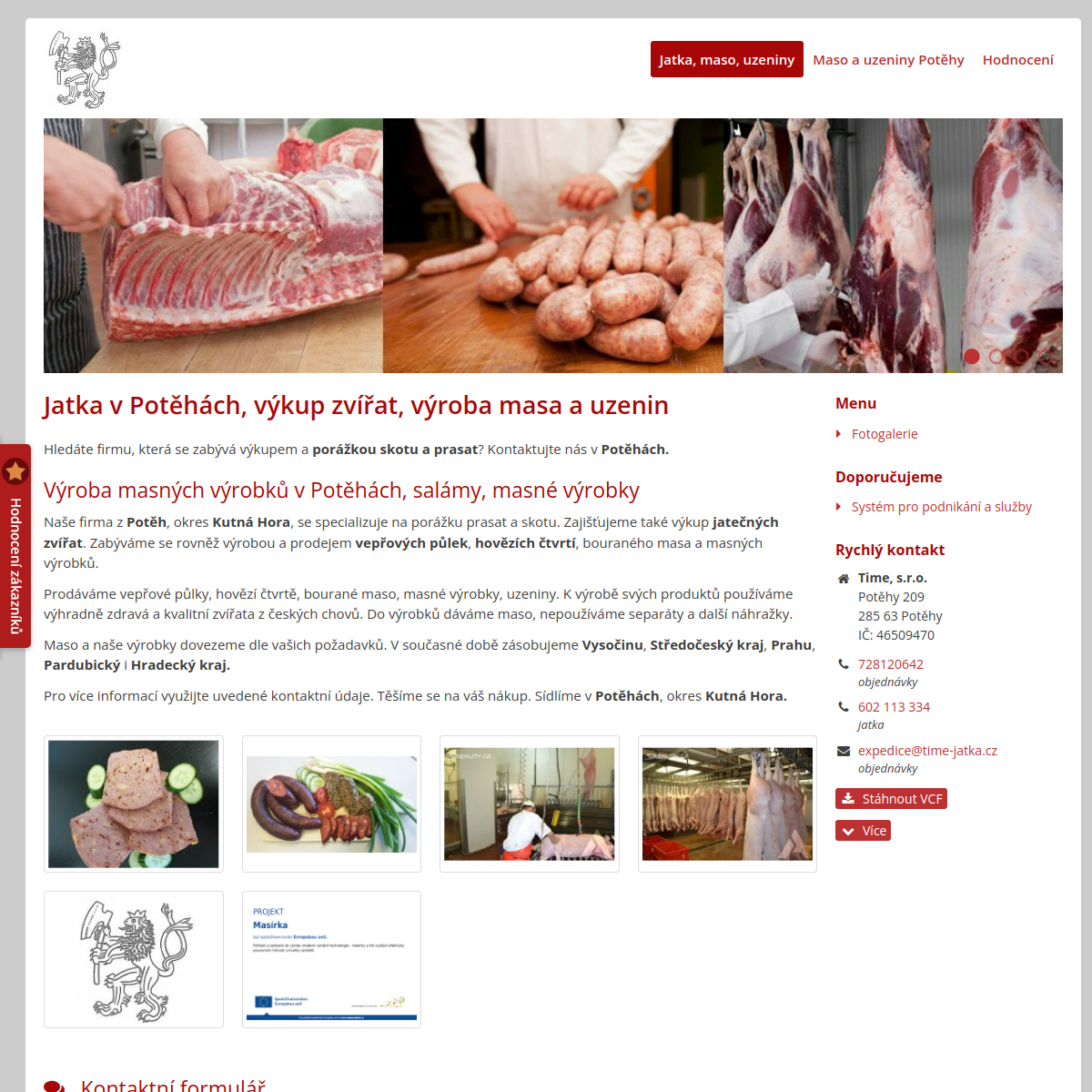 TIME s.r.o. website