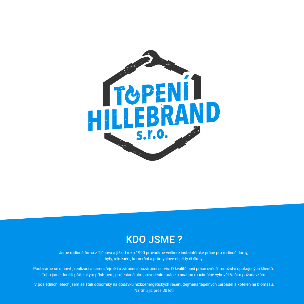 Instalatérství Ladislav Hillebrand website