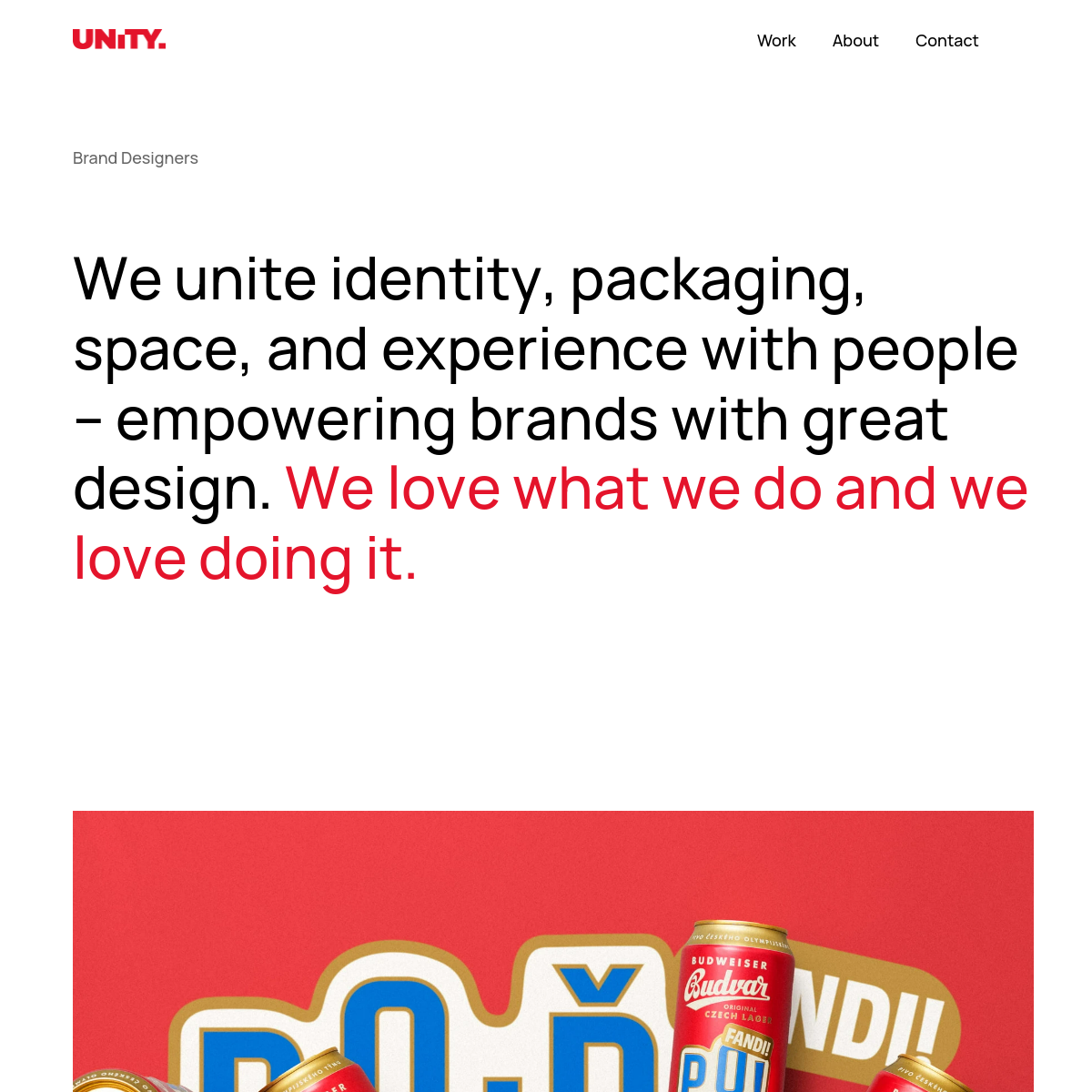 UNITY DESIGN website
