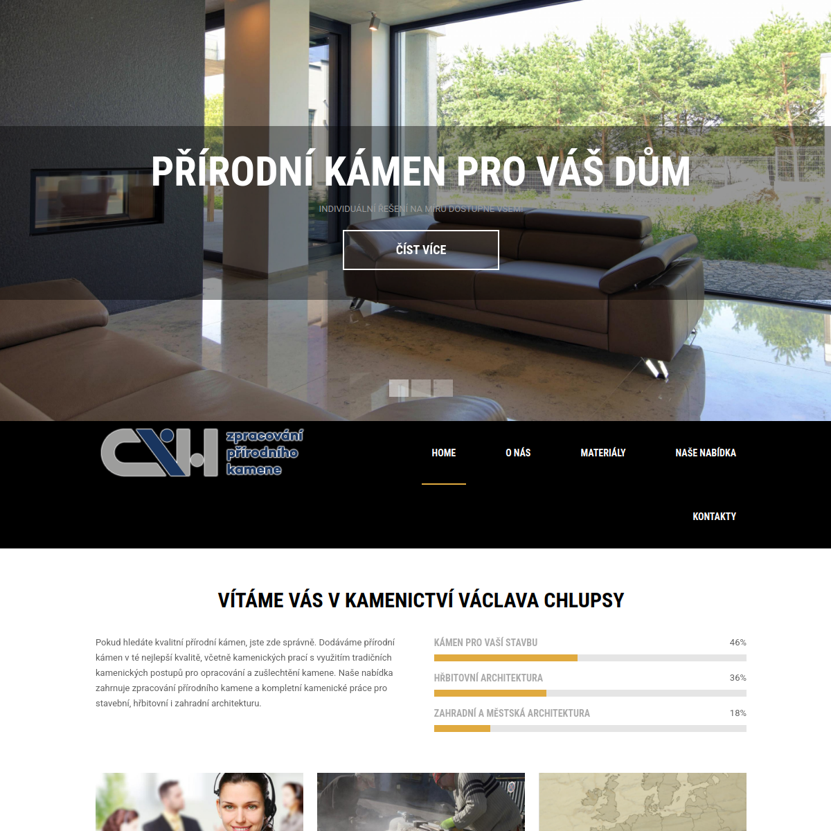 Kamenictví Václav Chlupsa website