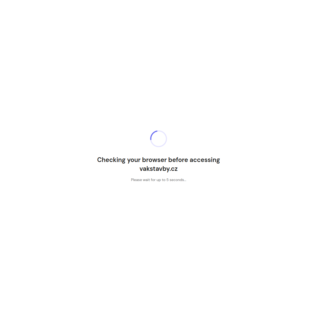 VAK STAVBY spol. s r. o. website