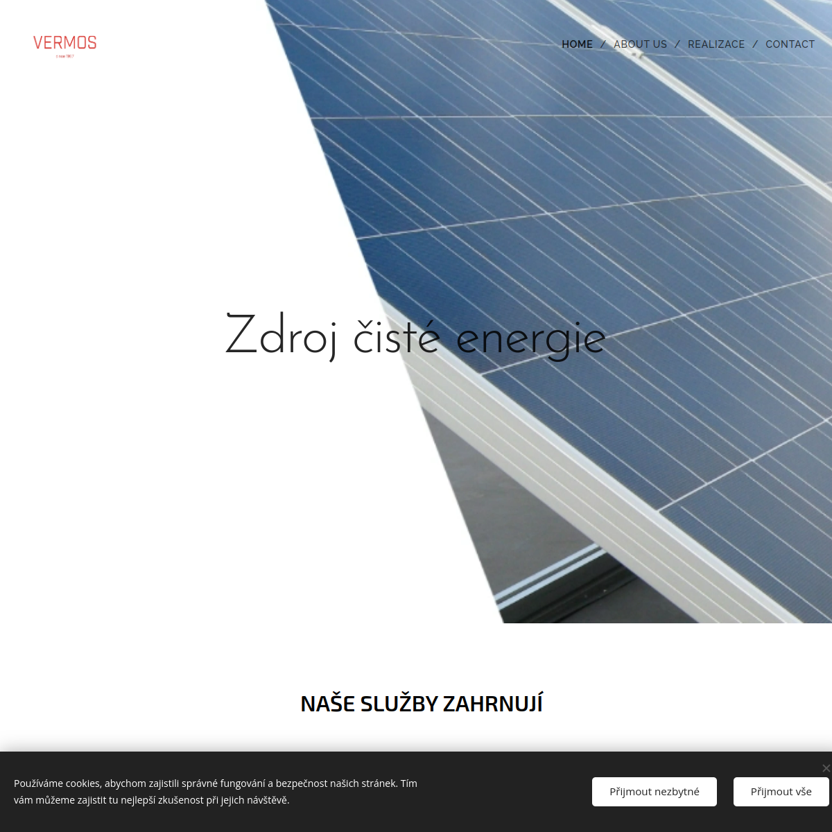 VERMOS, s.r.o. website
