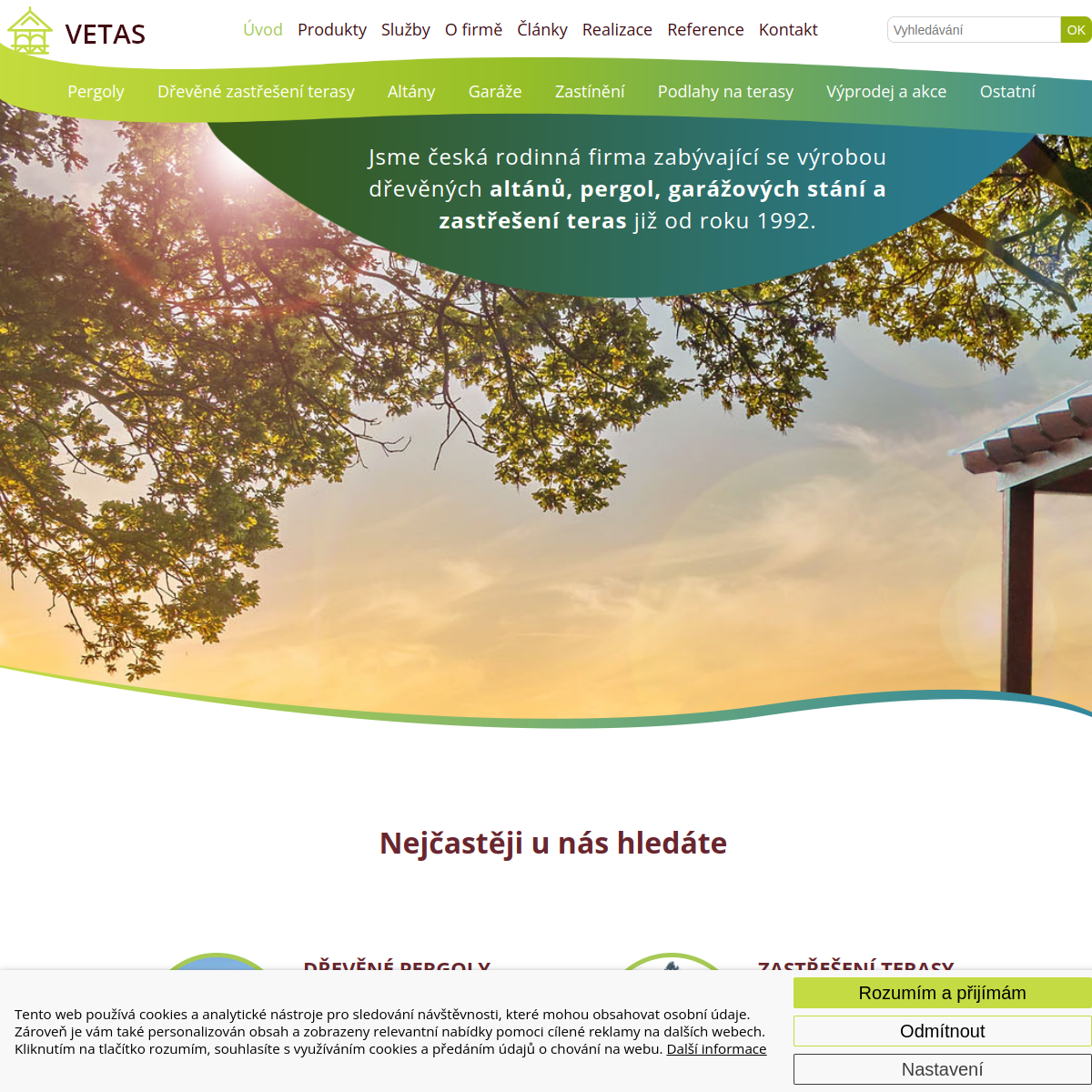 Jiří Sedlák - Vetas website