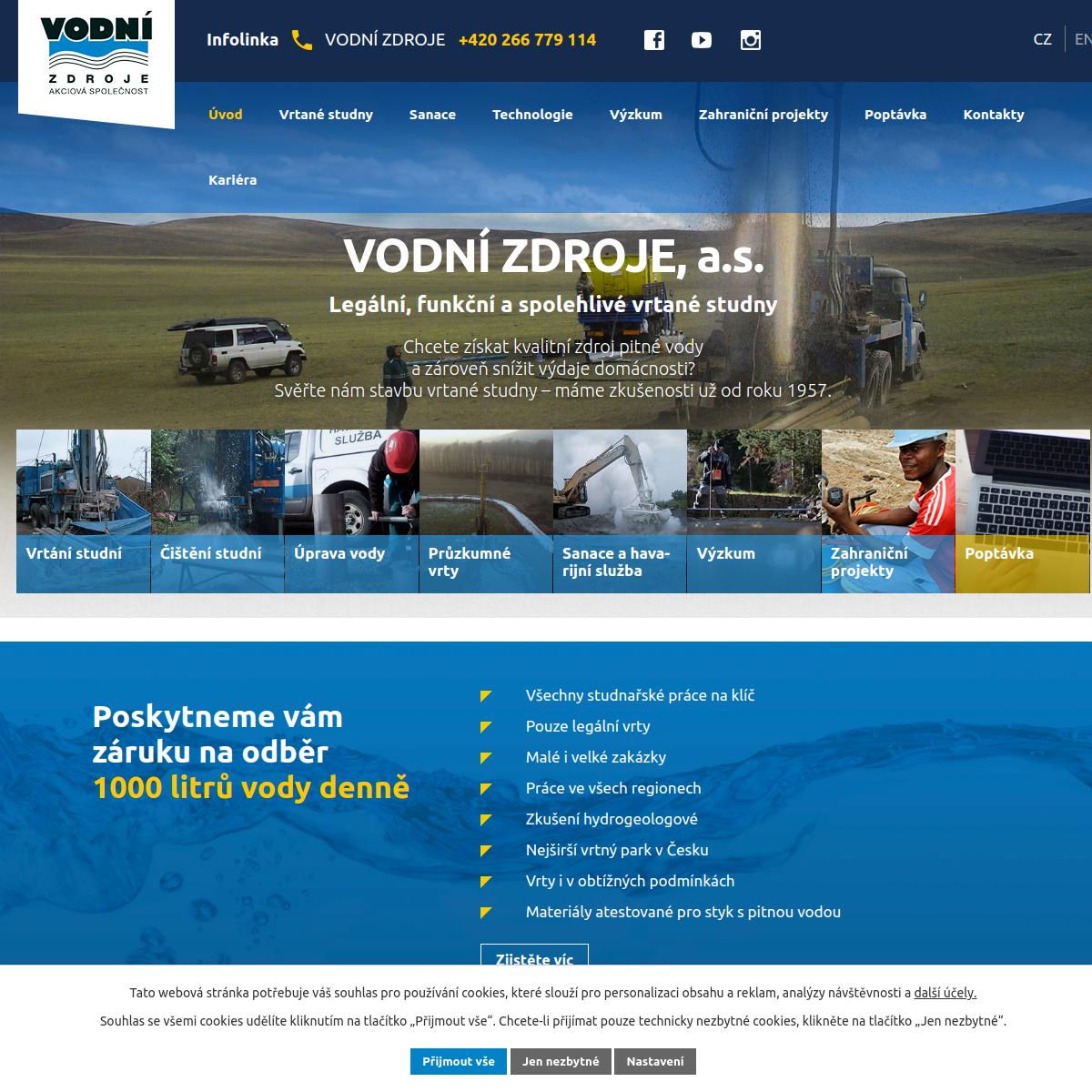 VODNÍ ZDROJE website