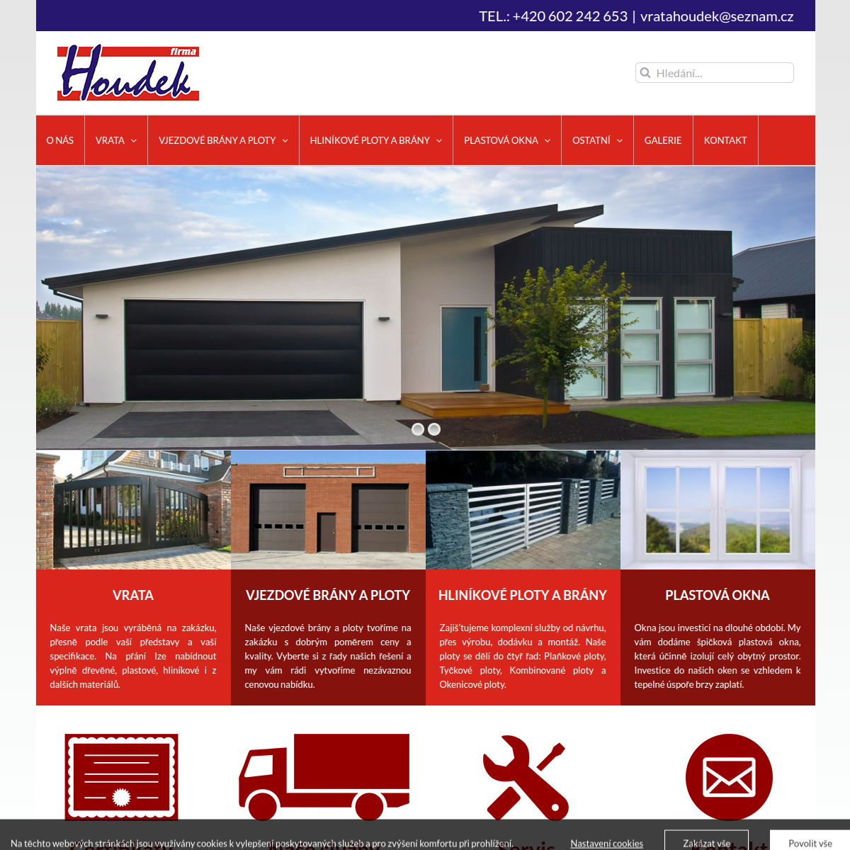 Firma Houdek website