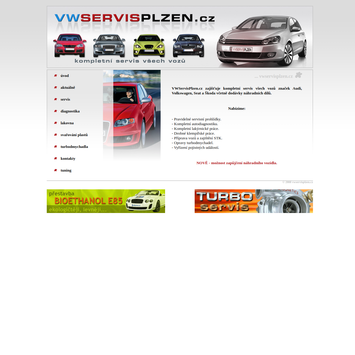 VWSERVISPLZEN.cz website