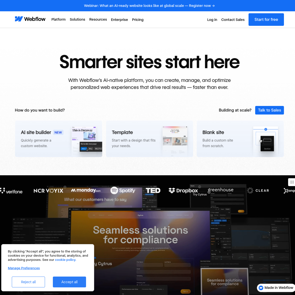 Webflow screenshot 2