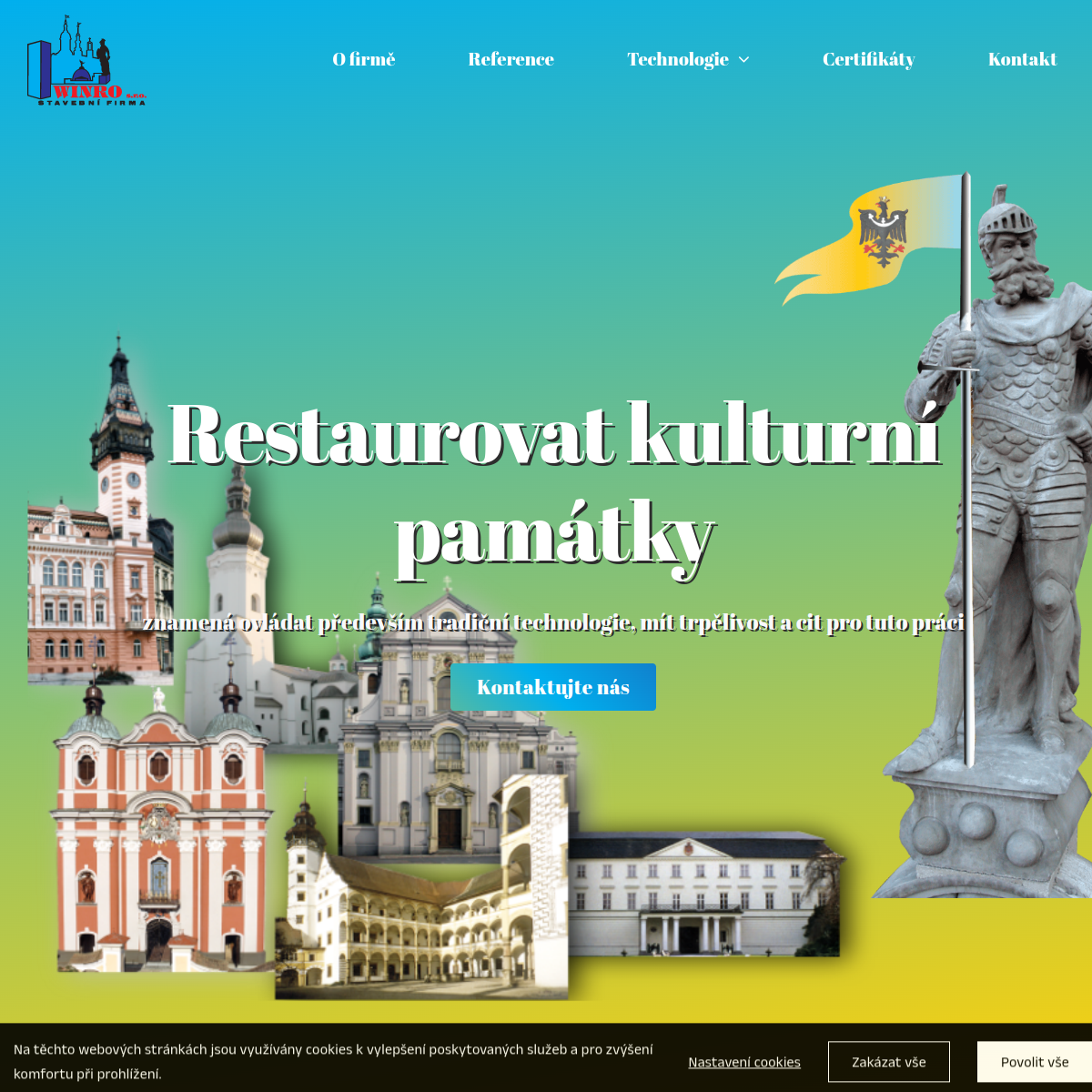 WINRO, s.r.o. website