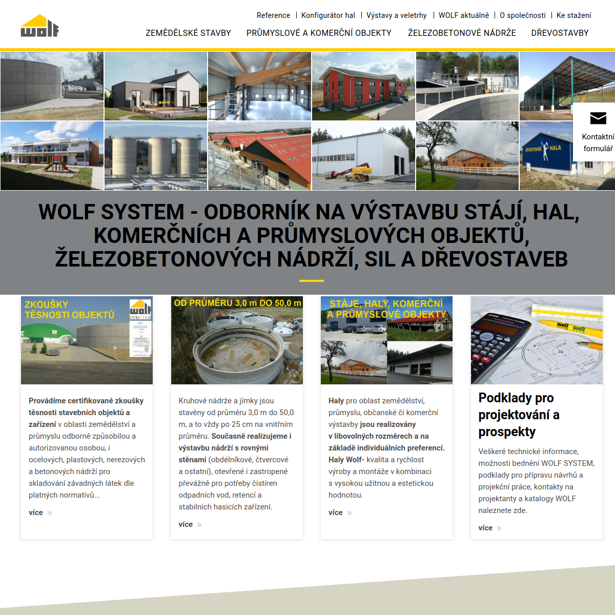 WOLF SYSTEM, spol. s r.o. website