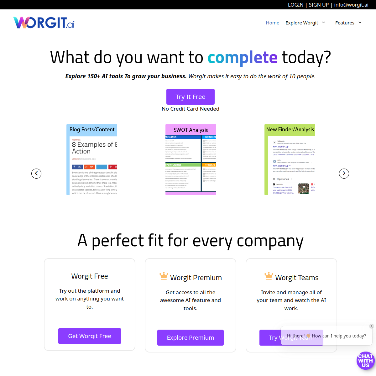 Worgit.ai screenshot 2