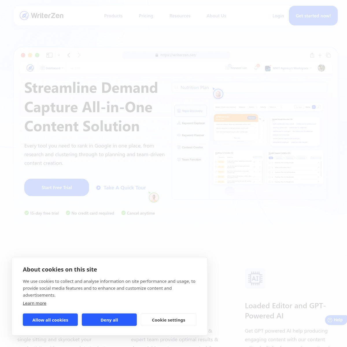 WriterZen screenshot 2