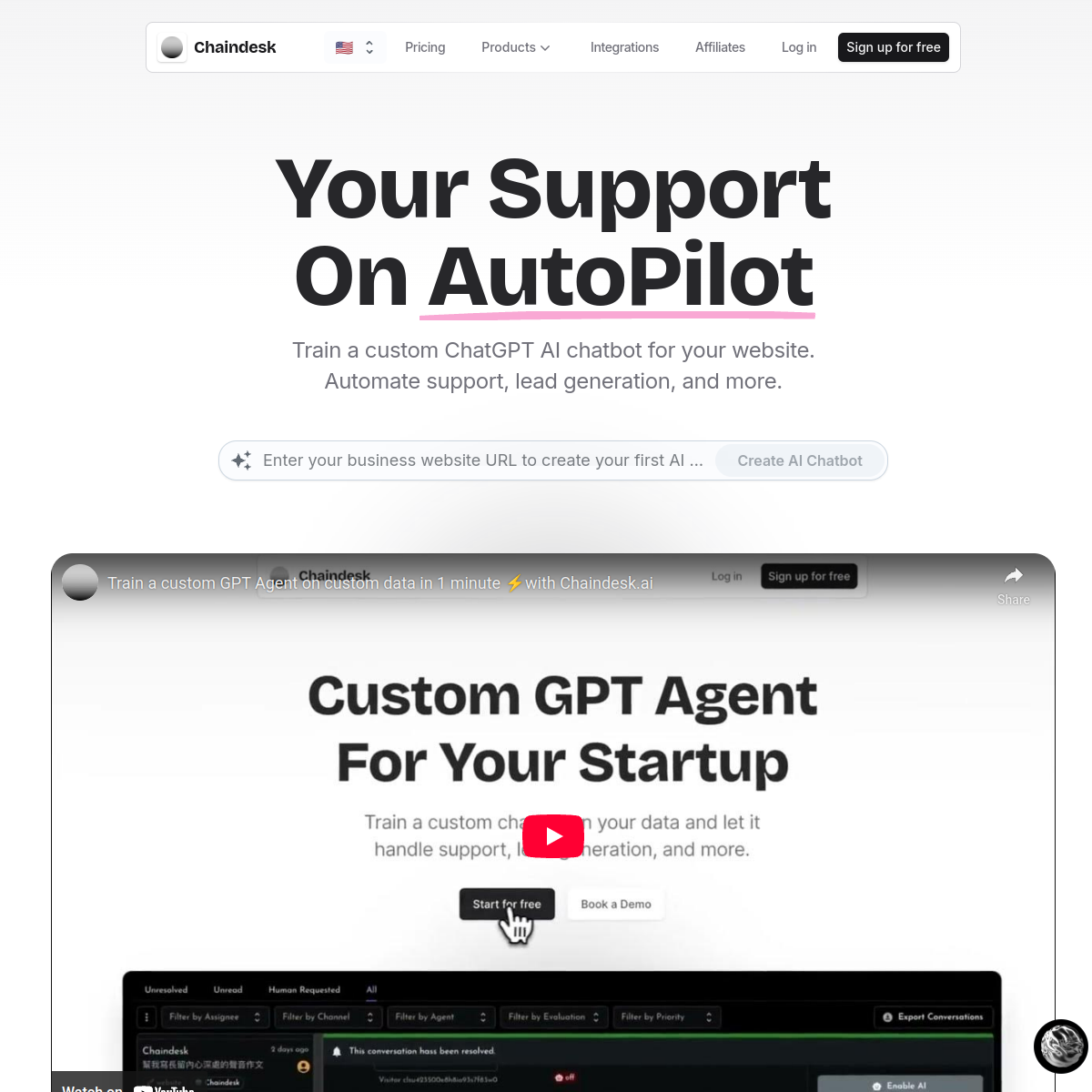 Chaindesk screenshot 2